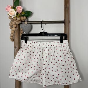 Beverly and Beck Boxer Shorts Cherry Design Size Small